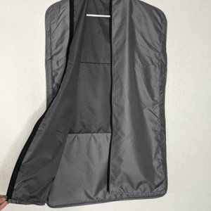 gray garment bag